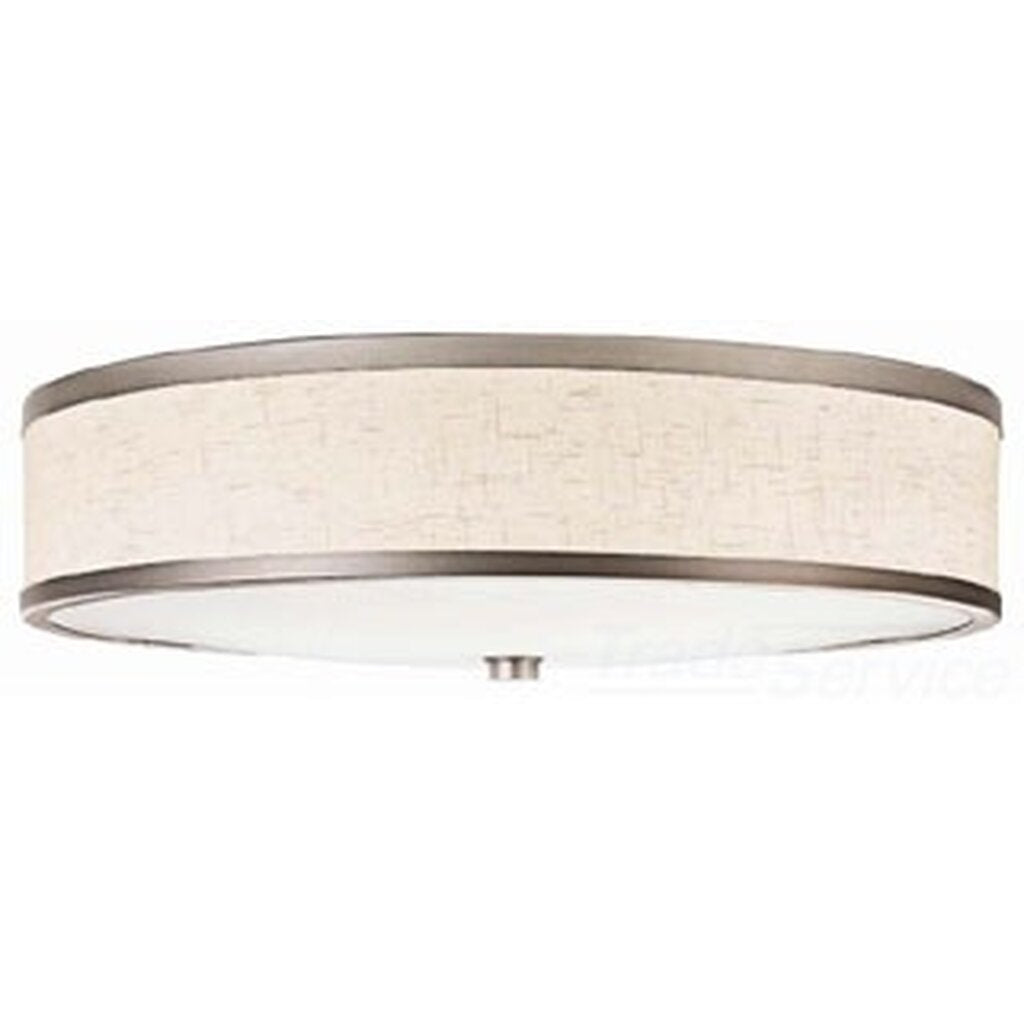 Kichler 10824CP Decorative Fixture KICH Flush Mount 3Lt Fluore CEILING