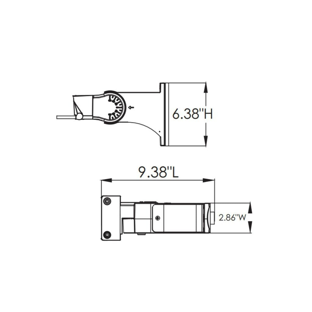 Energetic Lighting E4SB-SA-A Arm Mount Bracket LED Adjustable angle