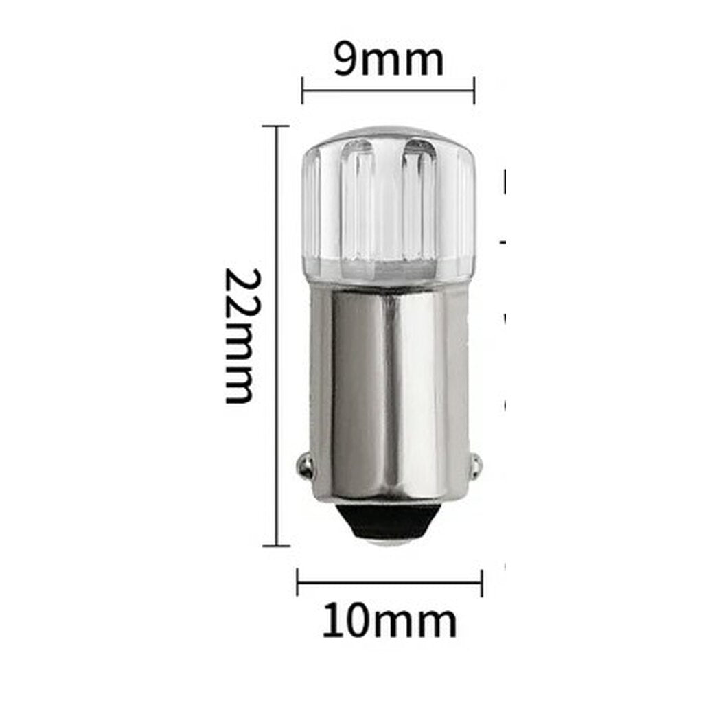 10 pack - BA9S LED T4W 3030 0.35W Super White LED Light Bulb