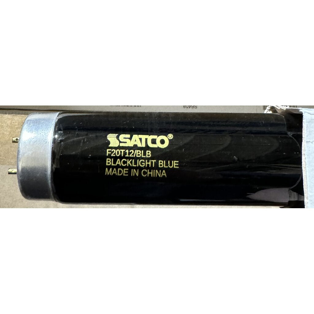 Satco S6408 20W T12 Black Light Blue Fluorescent Light Bulb