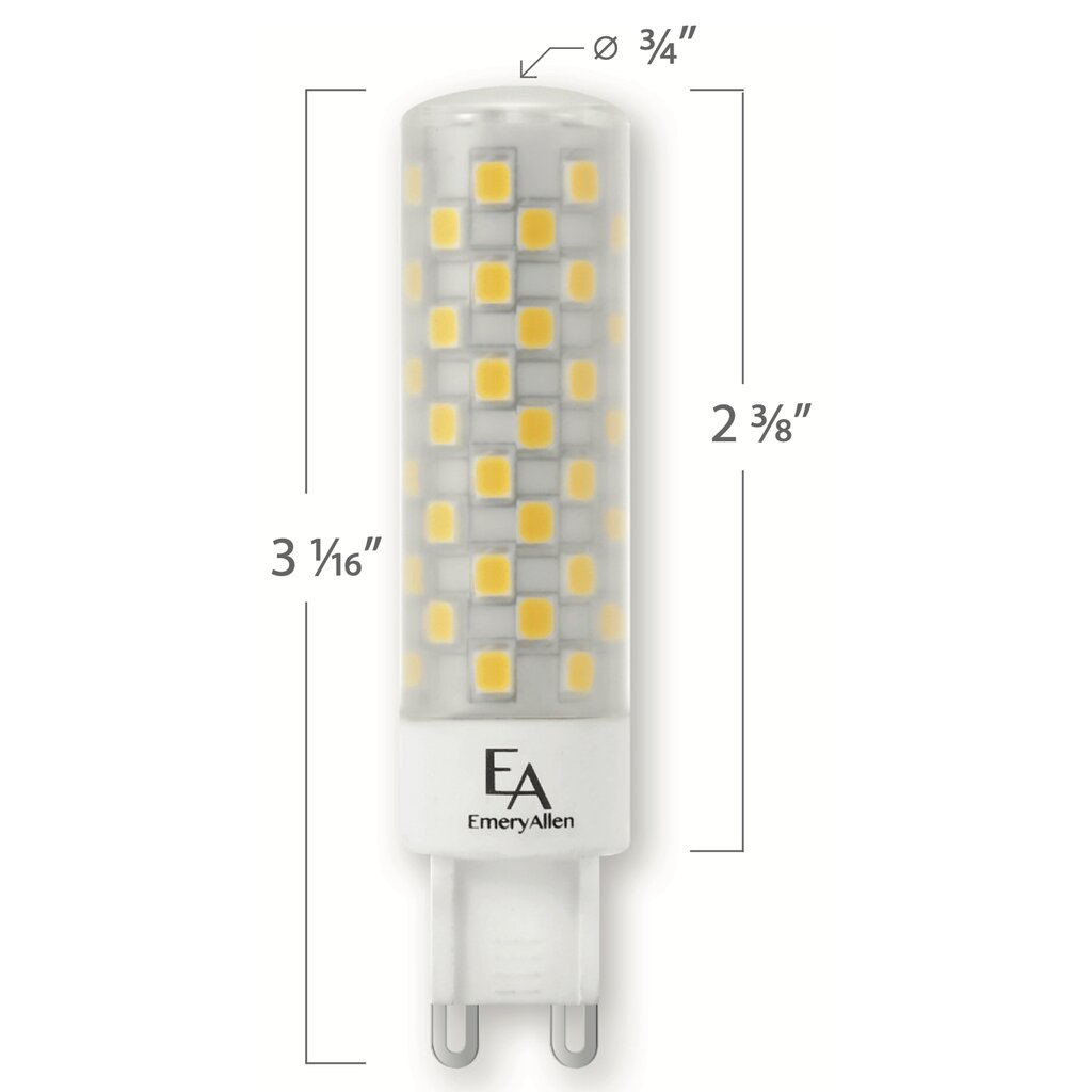 EmeryAllen EA-G9-7.0W-001-279F-D 7W Warm White LED Light Bulb