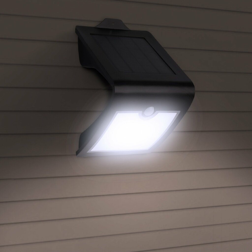 Feit Electric SV6/BLK/SOL 5W LED Fixture Black V-Shape Solar Powered