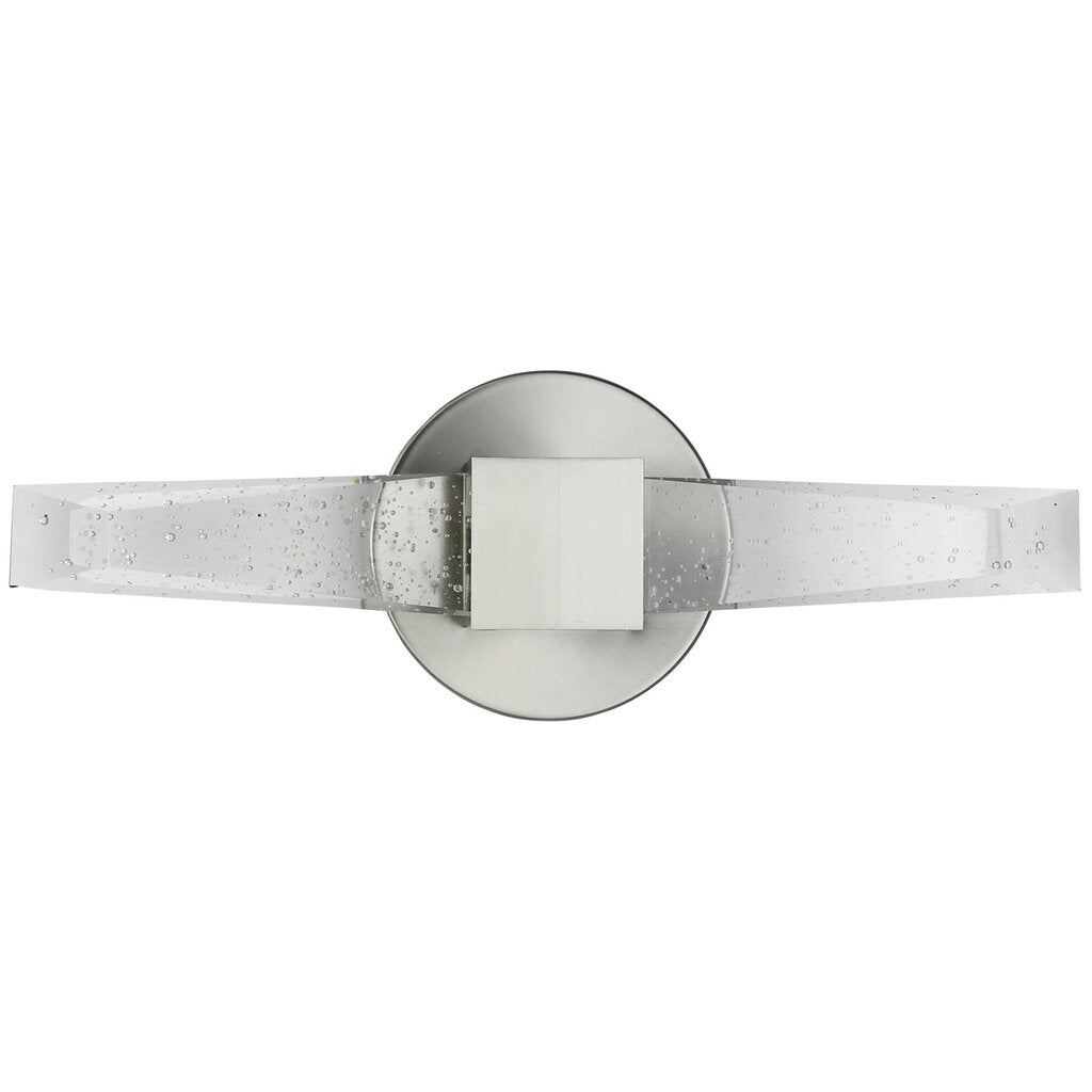 Sunlite 81033-SU 15W LED Dimmable Fixture Crystal Shape Two Light Wall