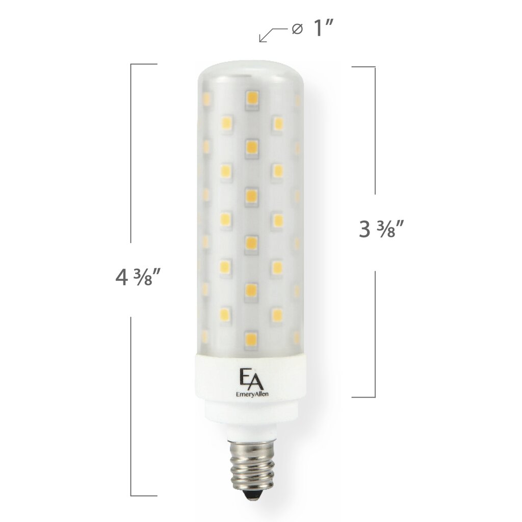 EmeryAllen EA-E12-9.5W-001-279F-D 9.5W Warm White LED Light Bulb