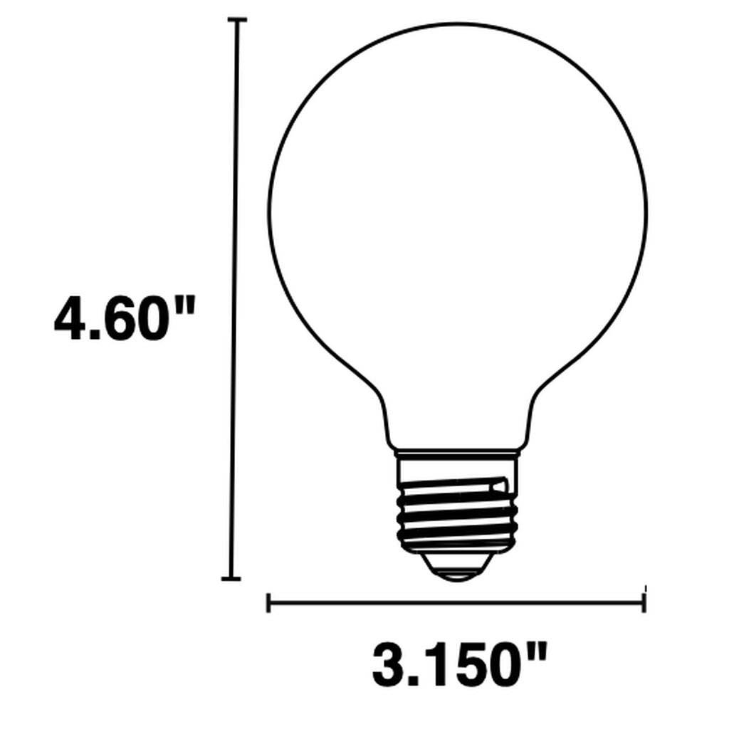 10 pack - Halco 85047 5.5W G25 LED Light Bulb