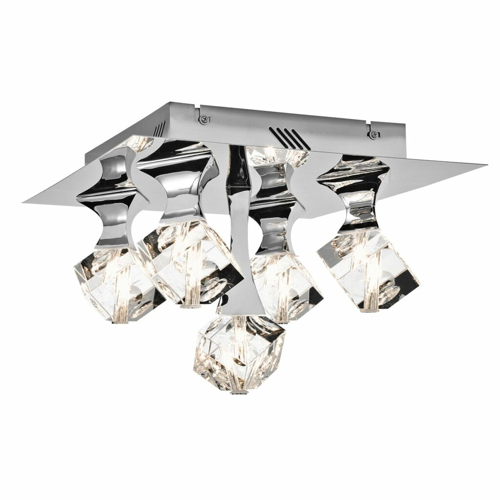 Kichler 83773 Fixture Rockne 14.25" 5-Light LED K9 Crystal Ceiling
