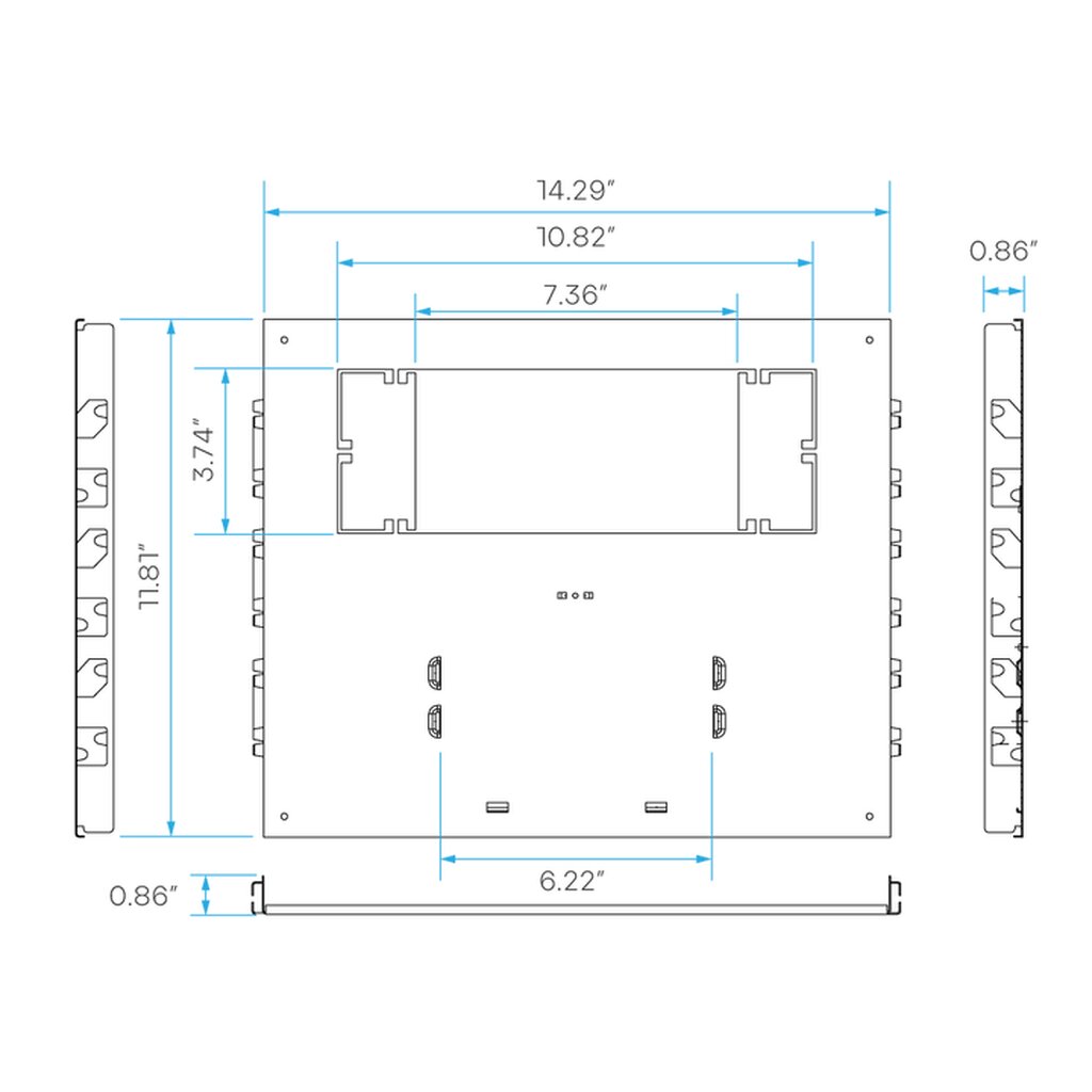 Luxrite LR41007 Mounting Plate LED MPS-UNV-7.5/10