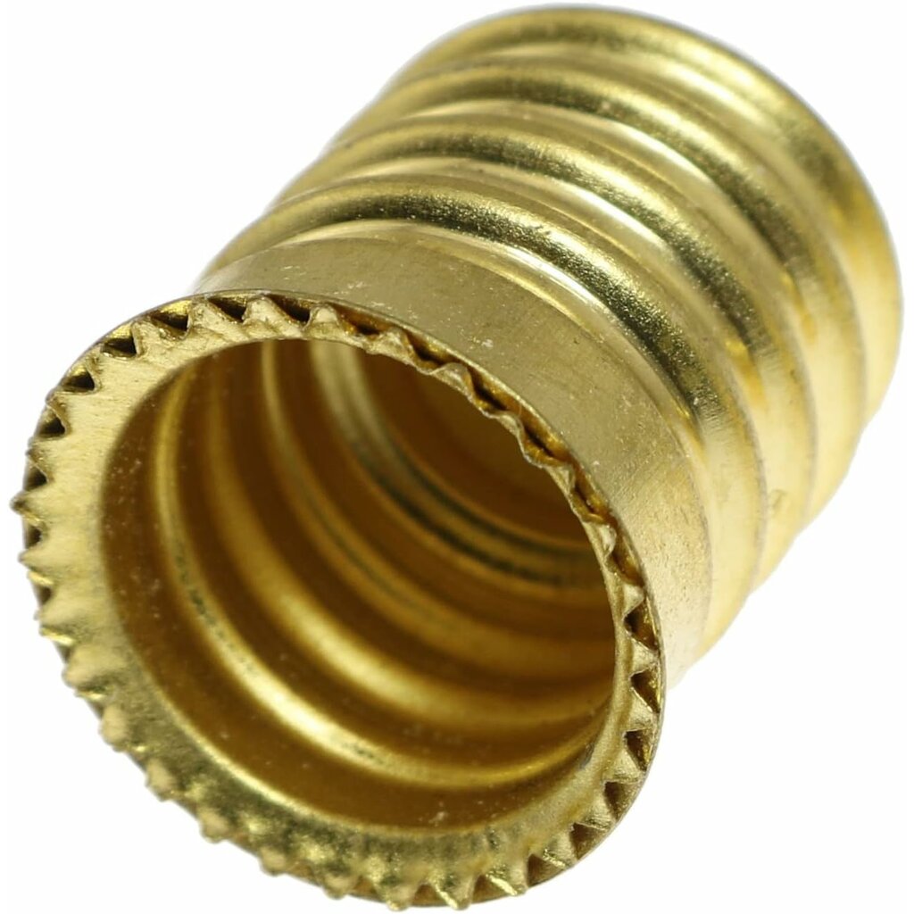 8 pack - E14 to E12 Adapter Adapter 75W Incandescent LED Gold European
