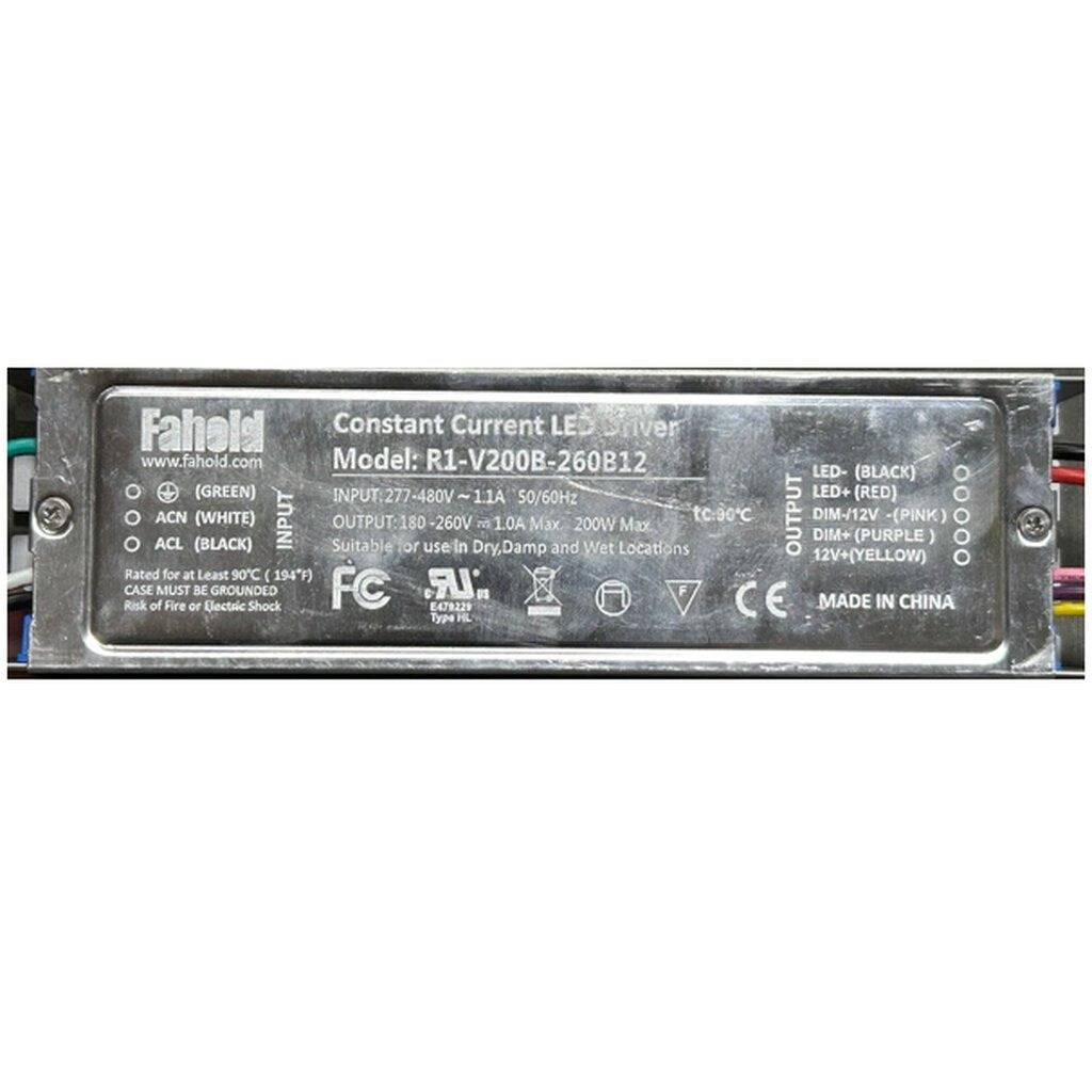 Halco 36157 17W LED Fixture Compact Linear Highbay High Voltage Driver