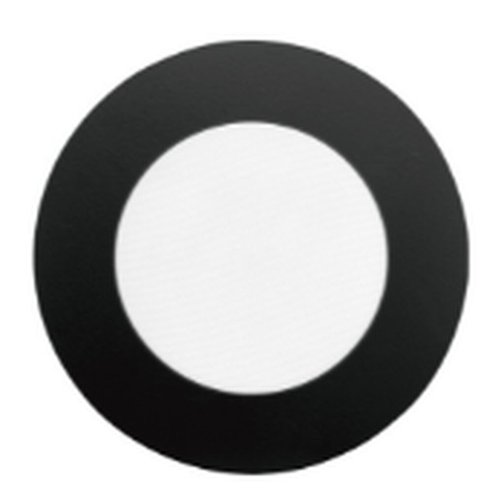 Halco 89113 LED Fixture 8in Round Smooth Baffle Black Replacement Trim