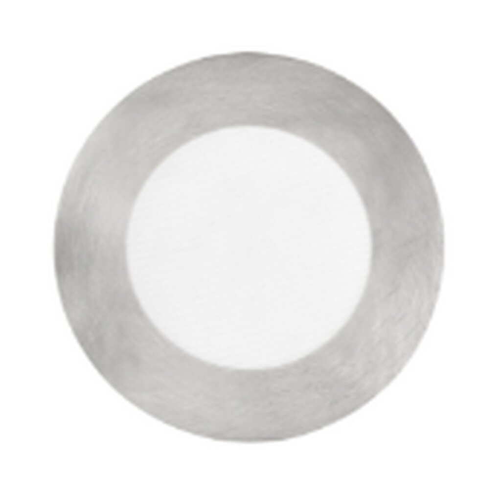 Halco 89114 LED Fixture 4in Round Smooth Baffle Satin Nickel