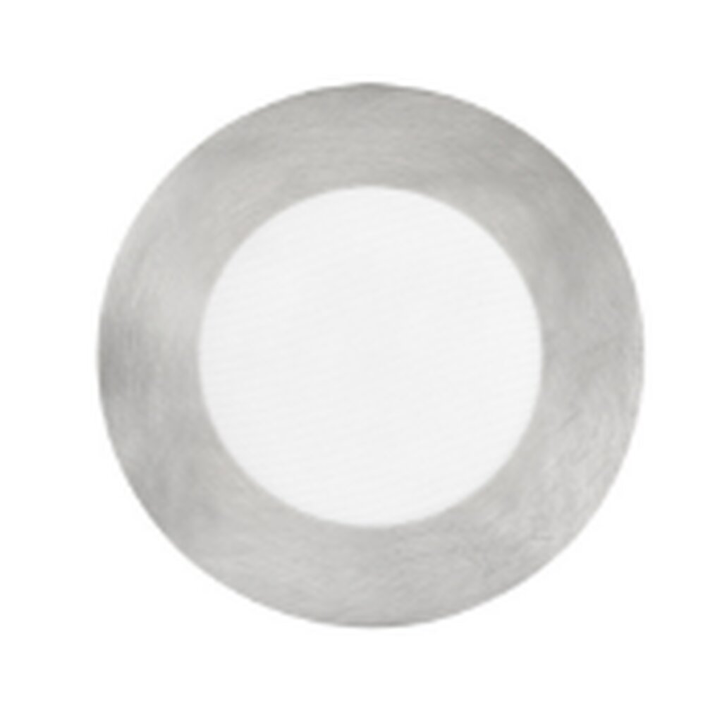 Halco 89123 LED Fixture 4in Round Flat Smooth Satin Nickel Replacement
