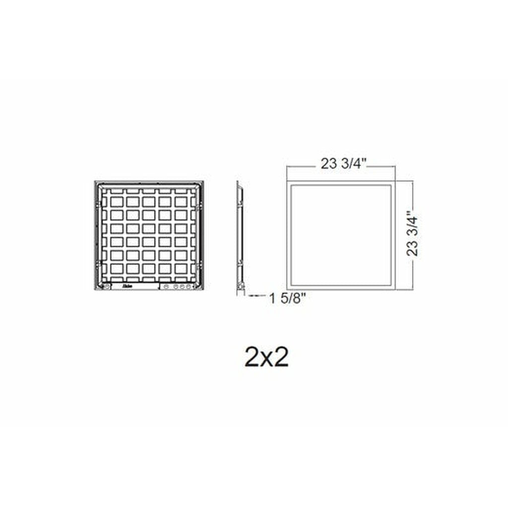 Halco 90519 20W/30W/35W LED Flat Panel Fixture FPL-22-LS-CS-UNV