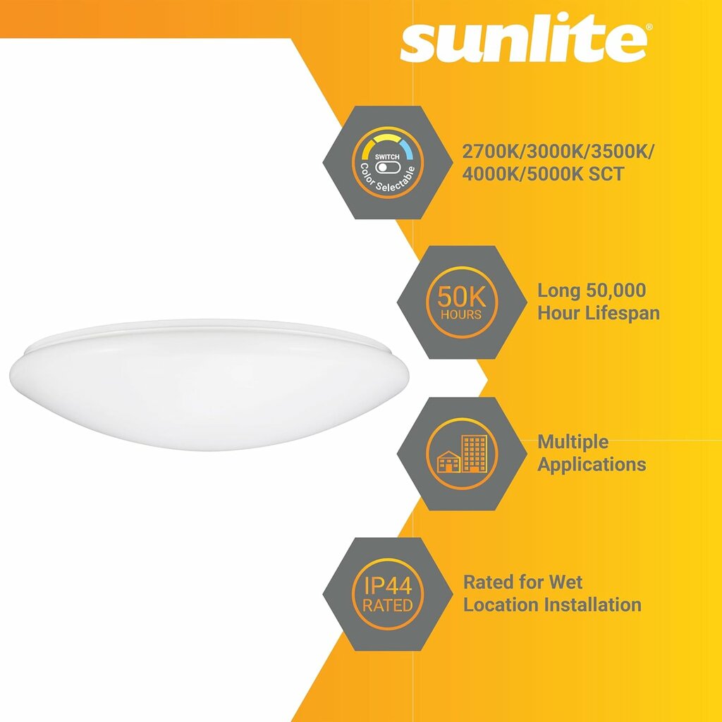 Sunlite 87747-SU 15W LED Mushroom Dimmable Fixture 87747-