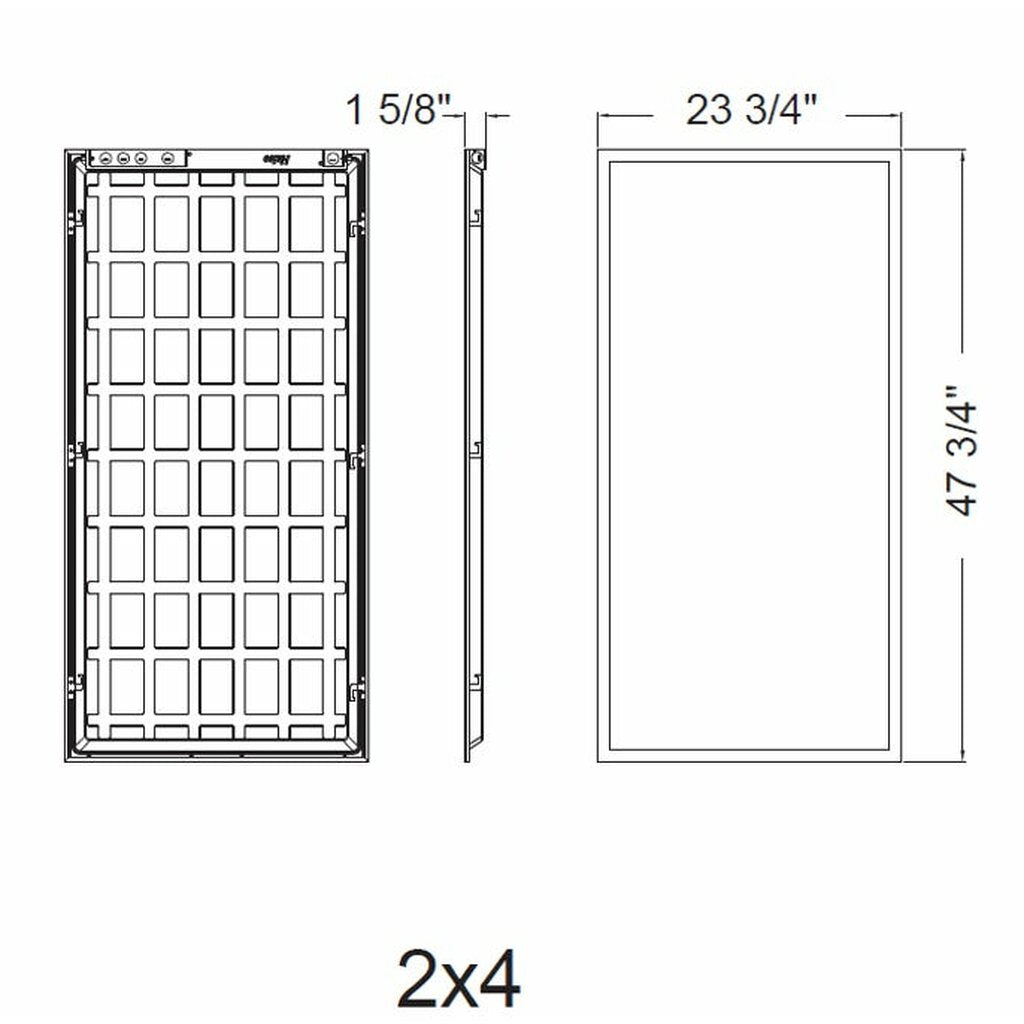 Halco 90520 30W/35W/40W LED Flat Panel Dimmable Fixture