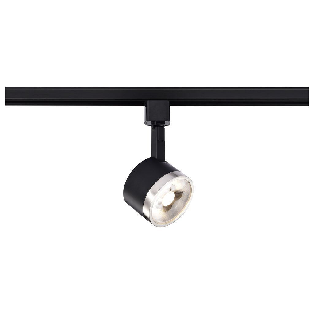 Satco TH646 12W LED Fixture Track Head - Round 3000K Matte Black and