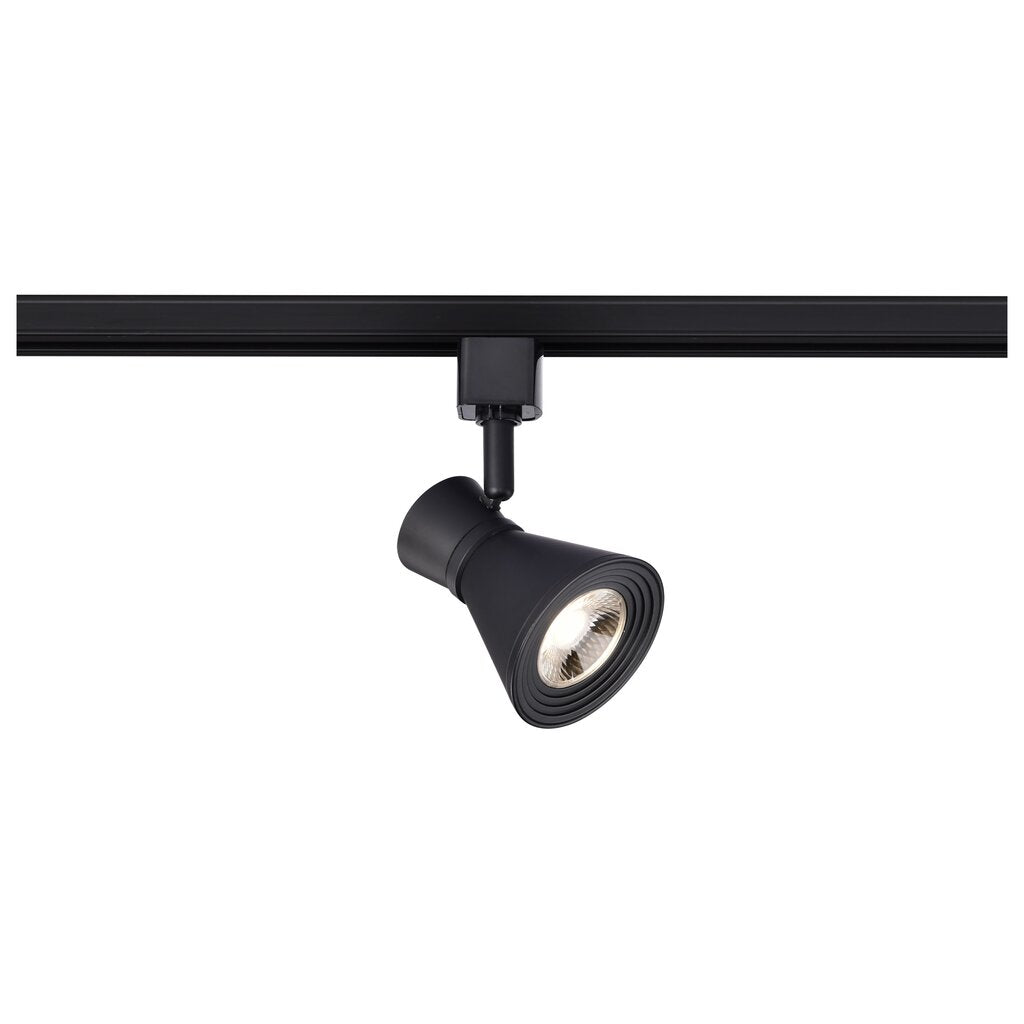 Satco TH641 12W LED Fixture Cinch Track Head - 3000K Matte Black