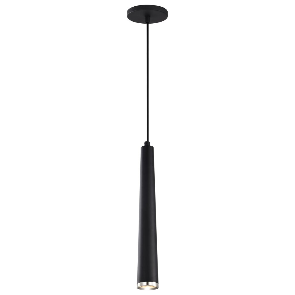 Satco 62-829 12W LED Fixture Melrose - 16" Pendant Matte Black and