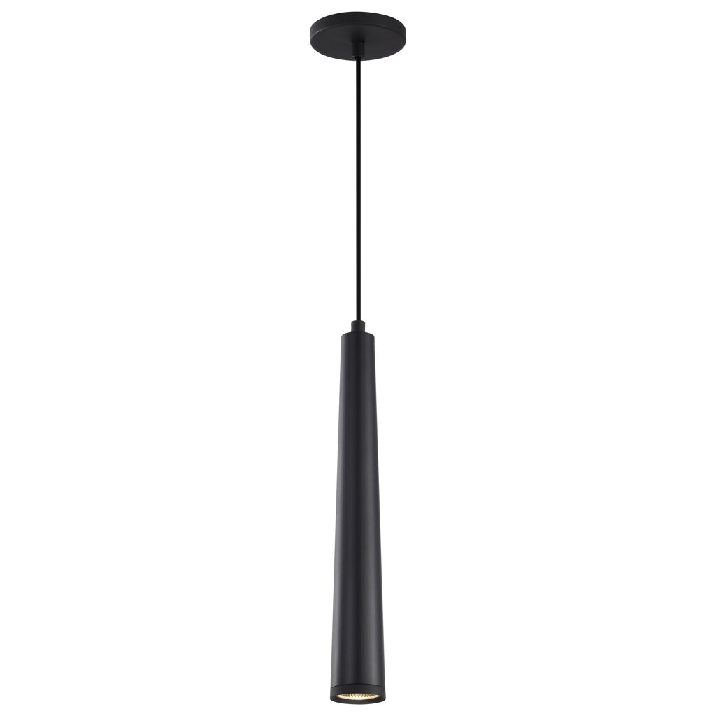 Satco 62-826 12W LED Fixture Melrose - 16" Pendant Matte Black Finish