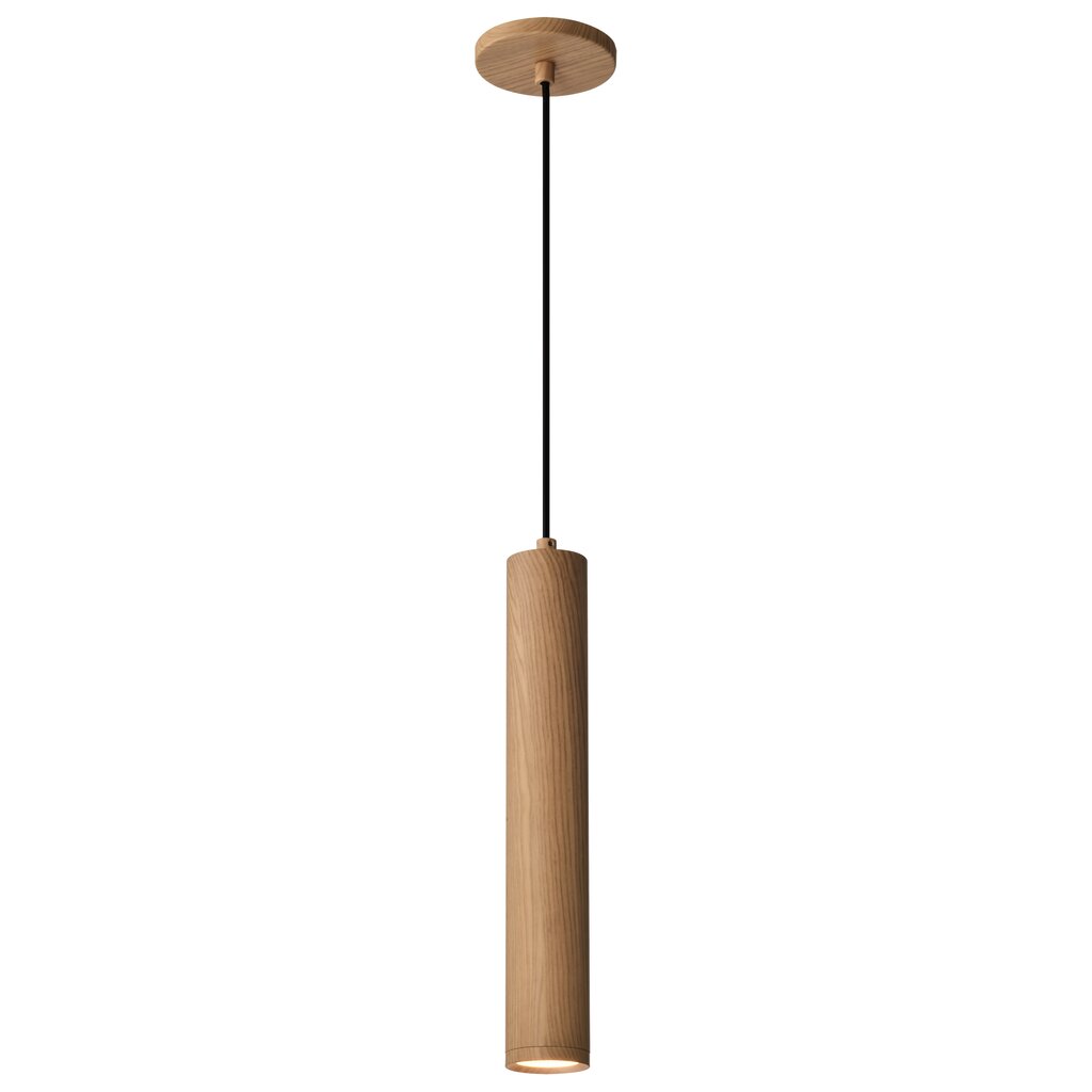 Satco 62-820 12W LED Fixture Century - 16" Pendant Ash Wood Finish