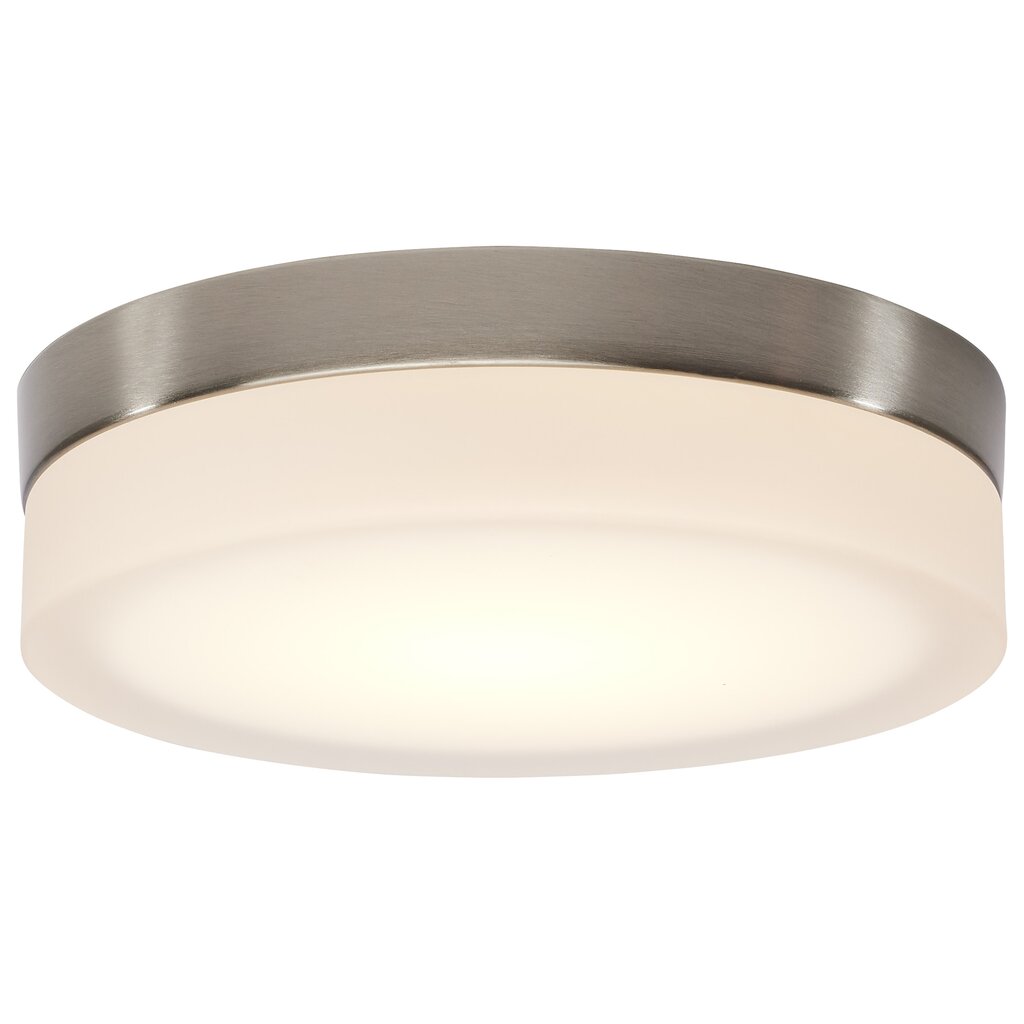 Satco 62-558 18W LED Fixture Pi - 9 Inch Flush Mount Brushed Nickel