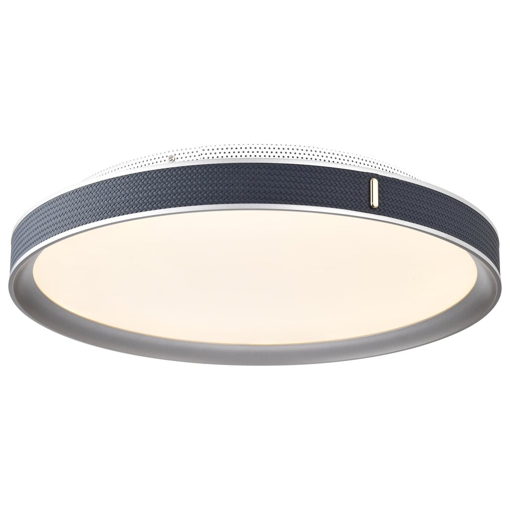 Satco 62-3002 40W LED Fixture Bandon - 20 Inch Flush Mount Gray with