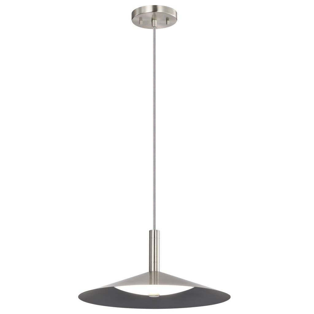 Satco 62-2082 18W LED Fixture Corrine - 14 Inch Pendant Brushed Nickel