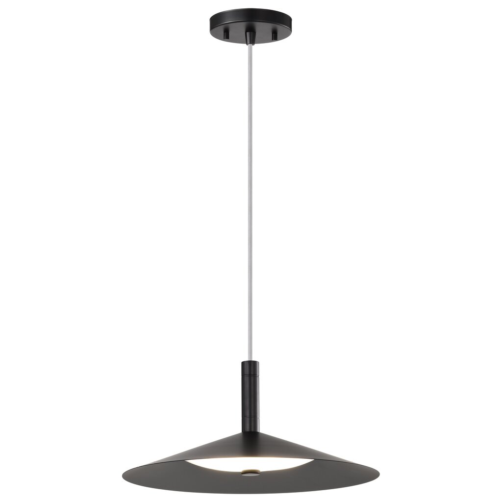 Satco 62-2072 18W LED Fixture Corrine - 14 Inch Pendant Matte Black