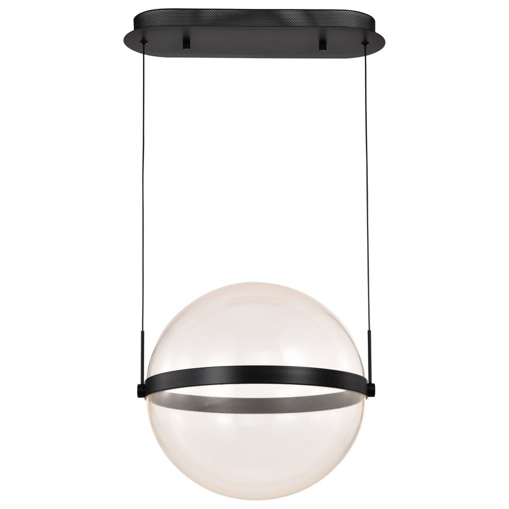 Satco 62-2033 39W LED Fixture Arvada - 16 Inch Pendant Matte Black