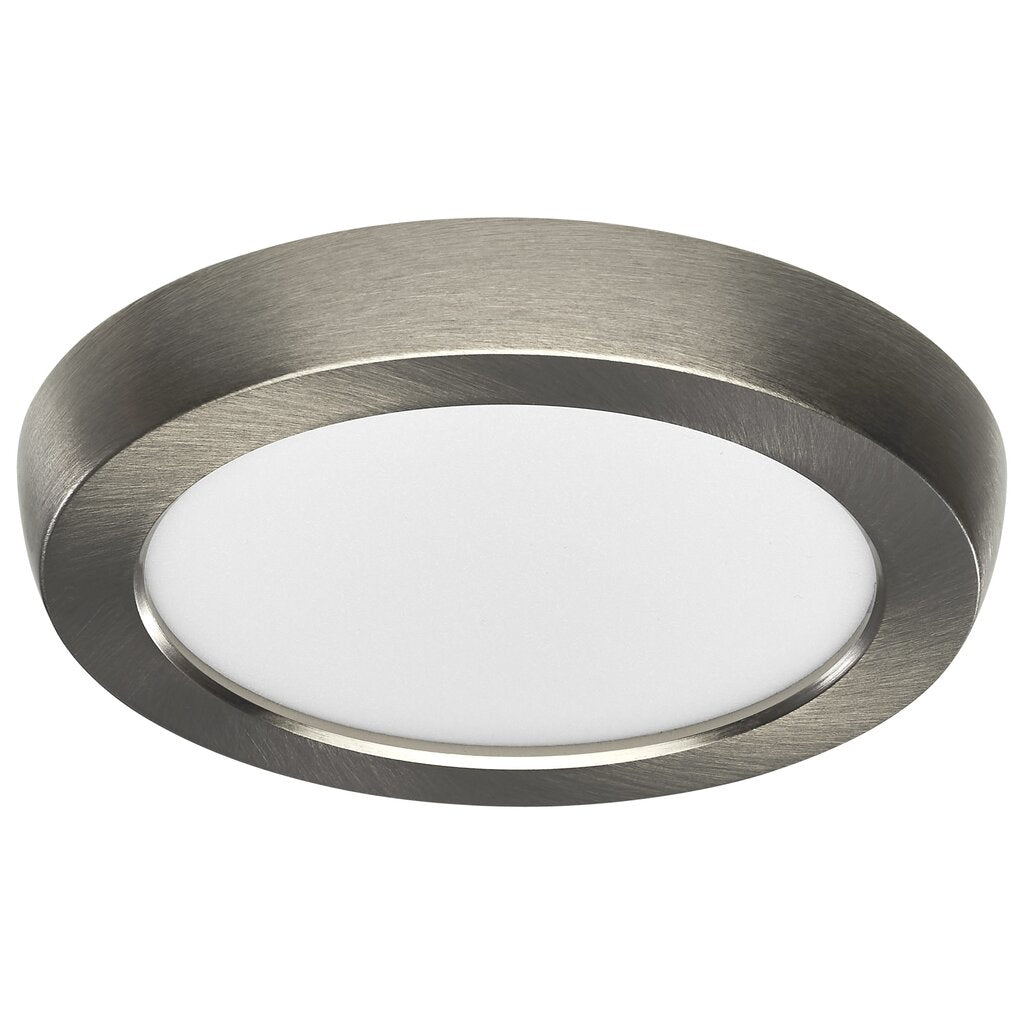 Satco 62-1903 8W LED Fixture Blink Performer - 5 Inch Round Brushed