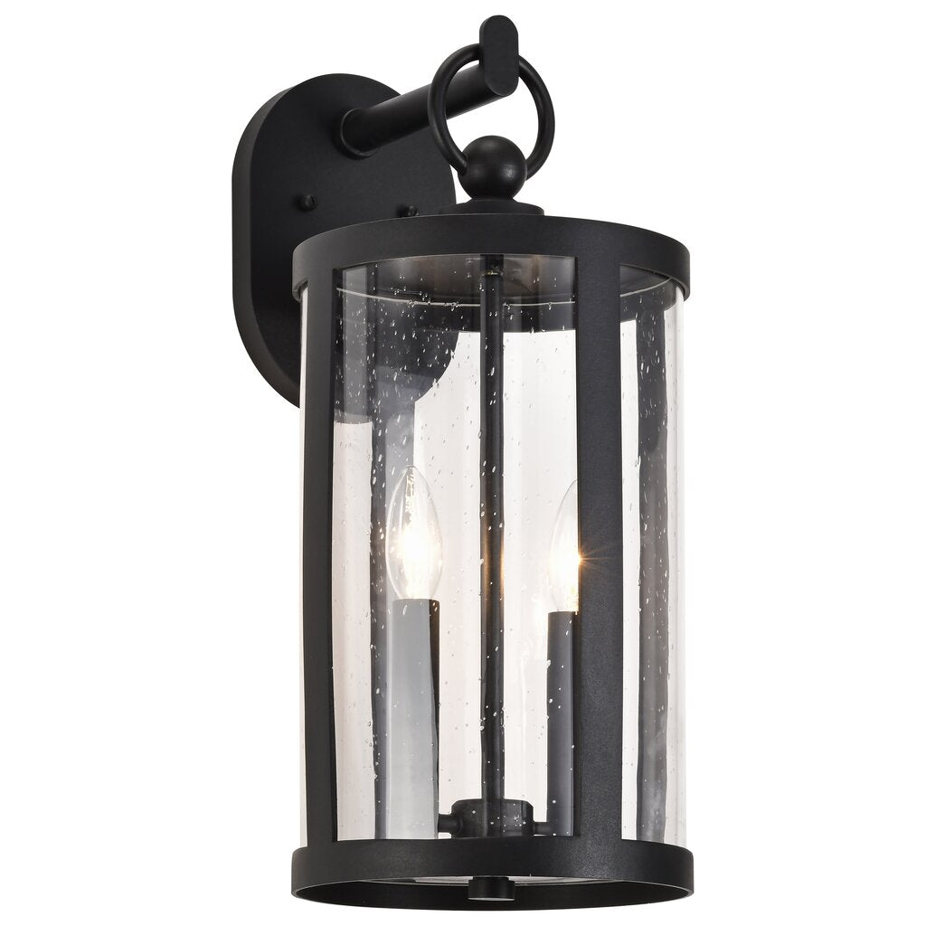 Satco 60-8112 Fixture Broadstone - 2 Light Medium Wall Lantern Matte