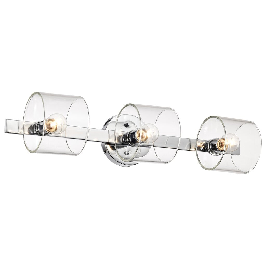 Satco 60-8073 Fixture Marlowe - 3 Light Vanity Polished Nickel with