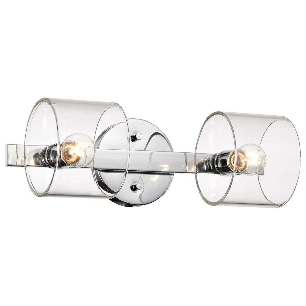 Satco 60-8072 Fixture Marlowe - 2 Light Vanity Polished Nickel with
