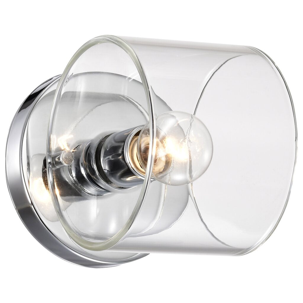 Satco 60-8071 Fixture Marlowe - 1 Light Vanity Polished Nickel with