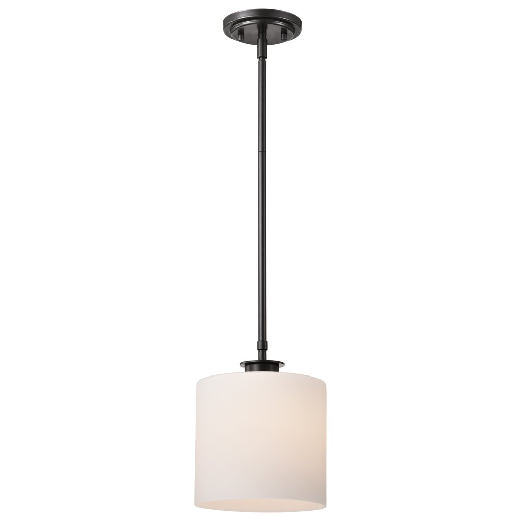 Satco 60-8036 Fixture Warren - 8 Inch Pendant Gun Metal with Satin