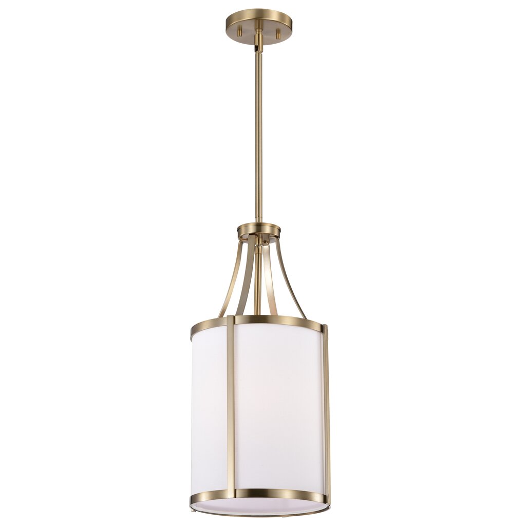 Satco 60-7961 Fixture Easton 1 Light Pendant - Burnished Brass Finish