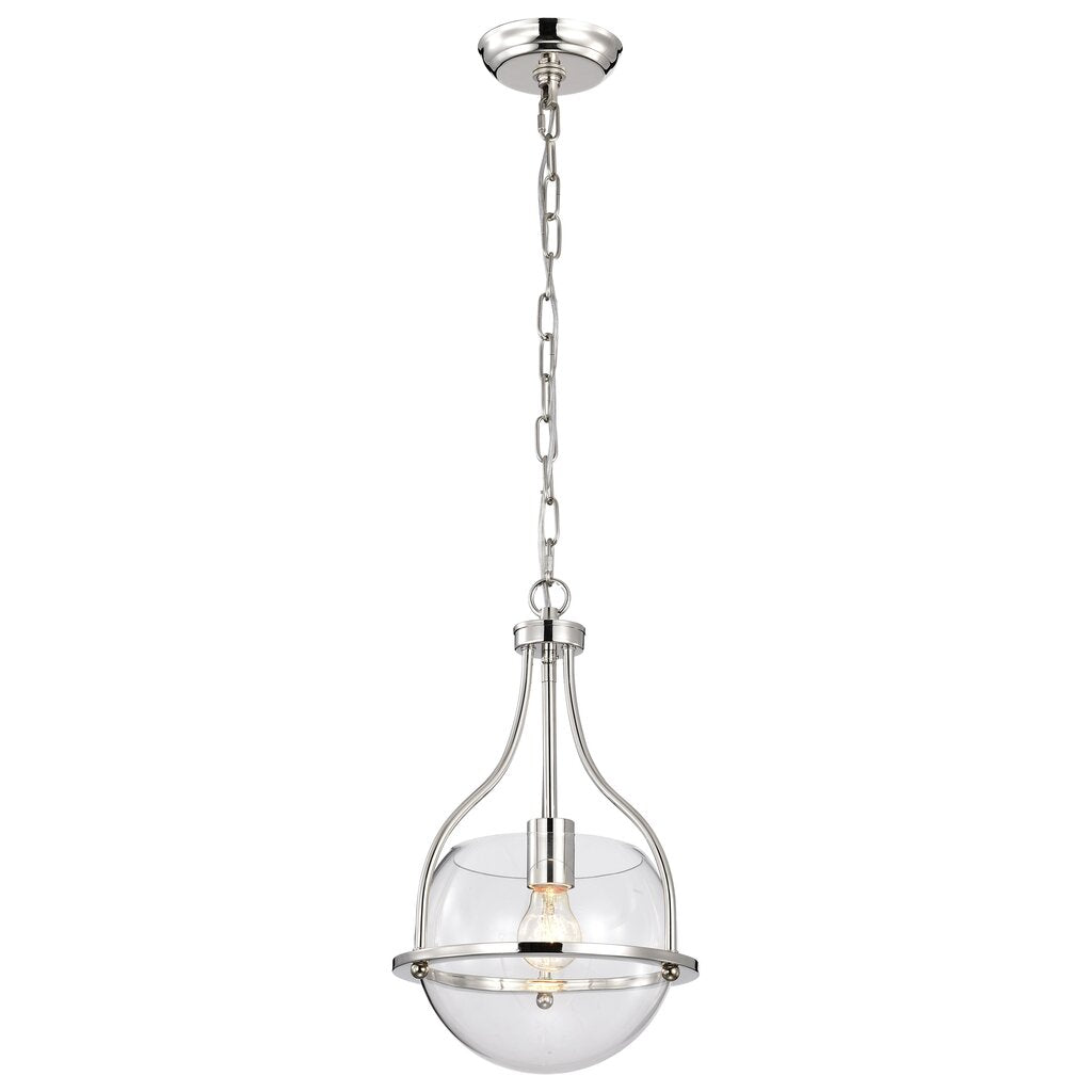 Satco 60-7816 Fixture Amado 1 Light Pendant - 10 Inches Polished
