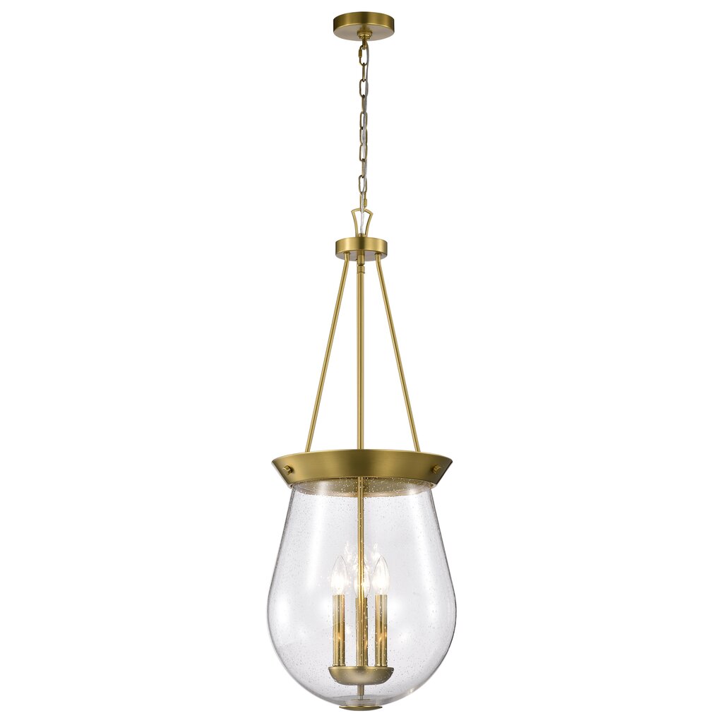 Satco 60-7804 Fixture Boliver 3 Light Pendant - 14 Inches Vintage