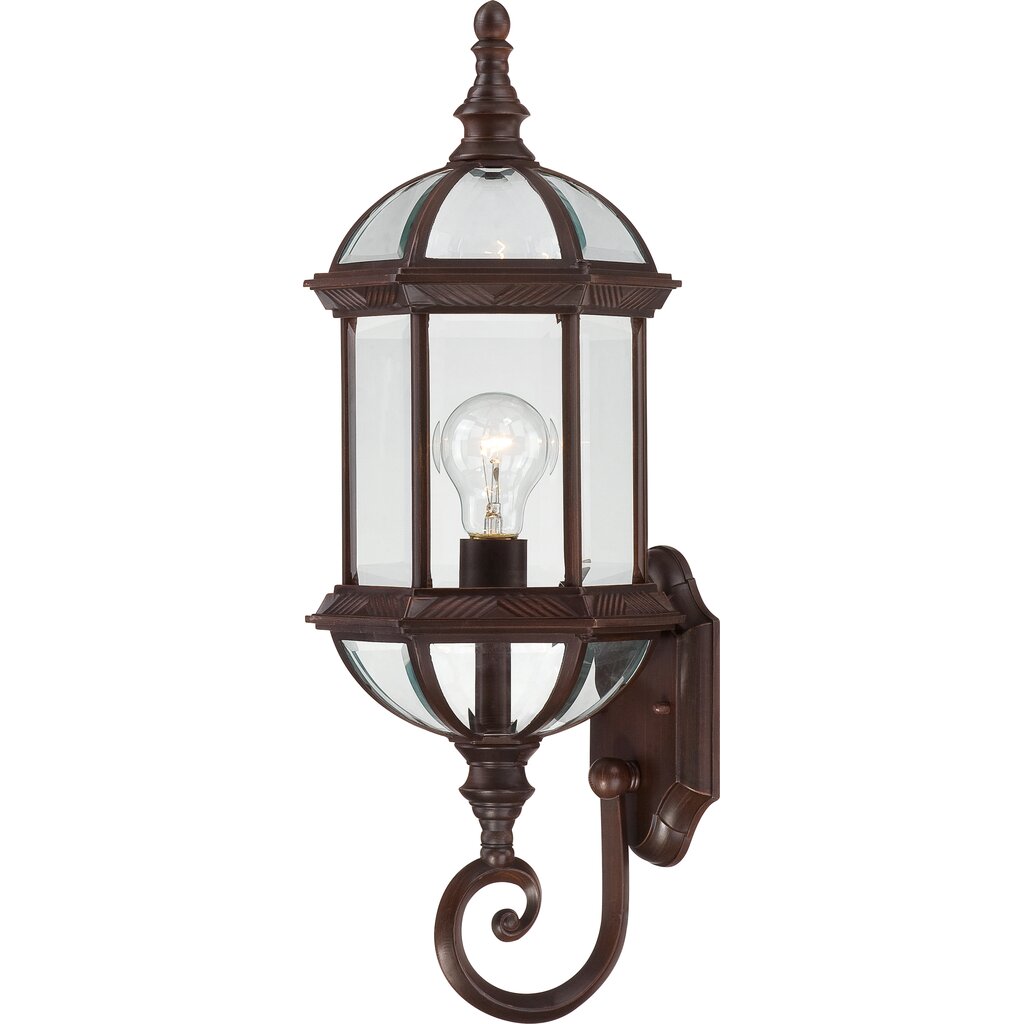 Satco 60-3498 Fixture Boxwood - 1 Light 22 in. Outdoor Wall with Clear