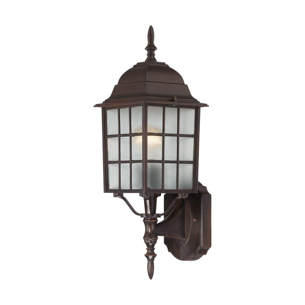 Satco 60-3478 Fixture Adams - 1 Light 18 in. Outdoor Wall with Frosted