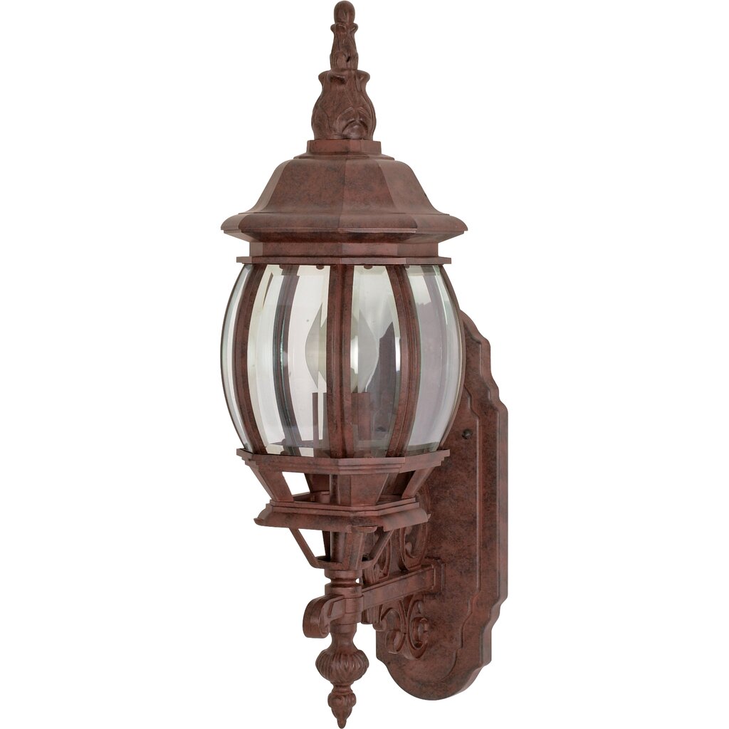 Satco 60-3468 Fixture Central Park - 1 Light 20 in. Wall Lantern with