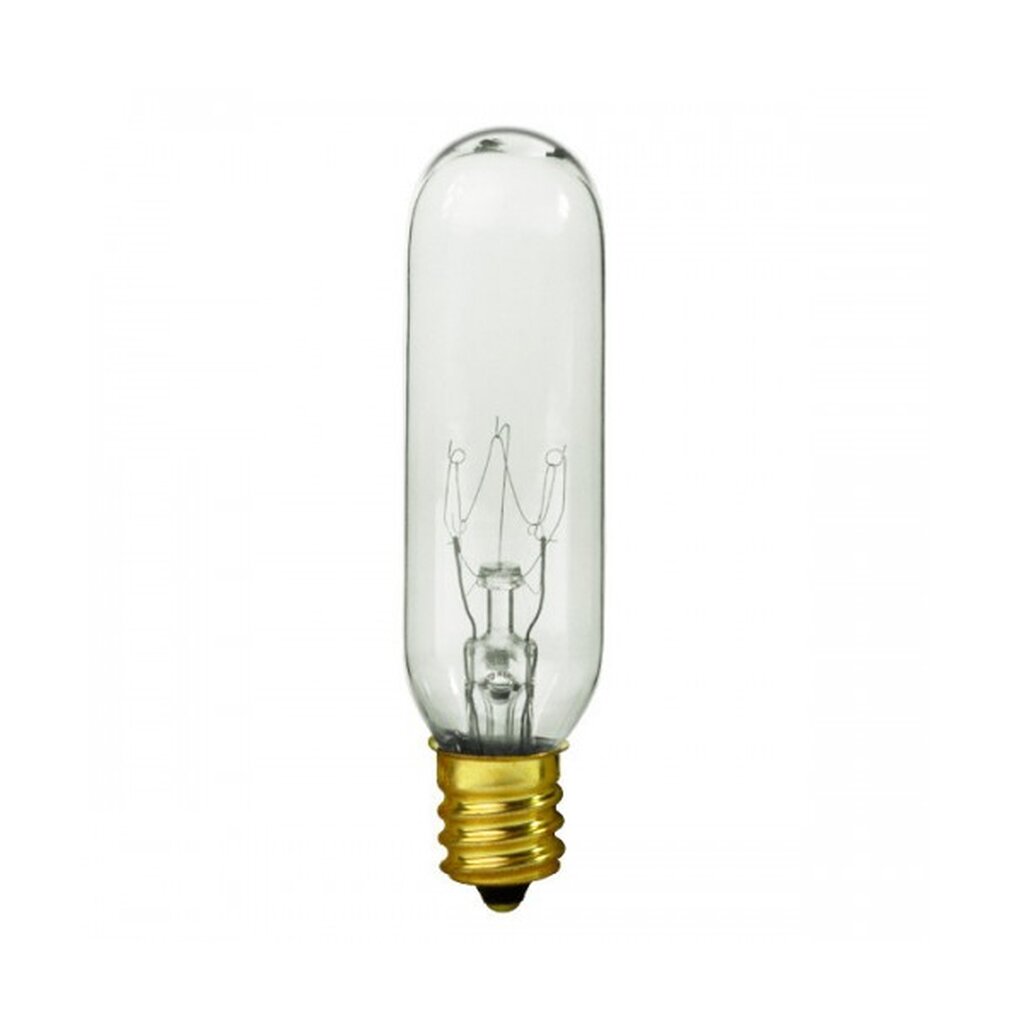 120 pack - SATCO S4727 15W T6 Incandescent Light Bulb