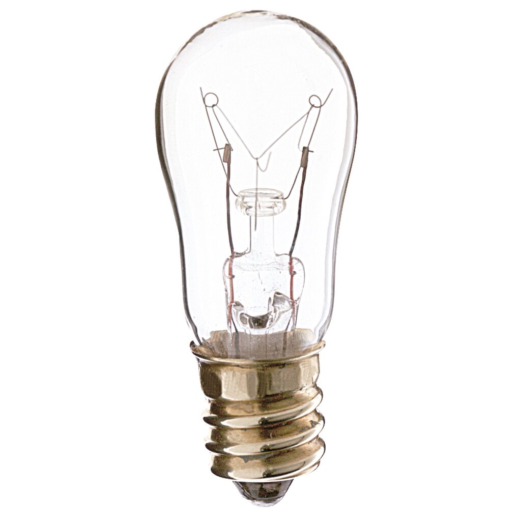 120 pack - SATCO S4717 6W S6 Incandescent Light Bulb
