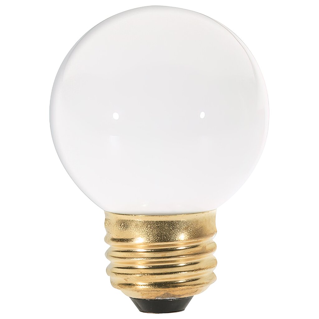 120 pack - SATCO S4541 25W G16.5 Incandescent Light Bulb