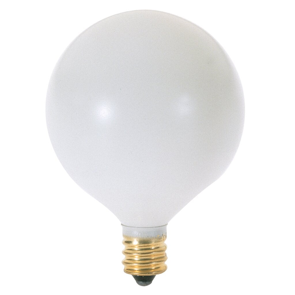 120 pack - SATCO S3752 15W G16.5 Incandescent Light Bulb