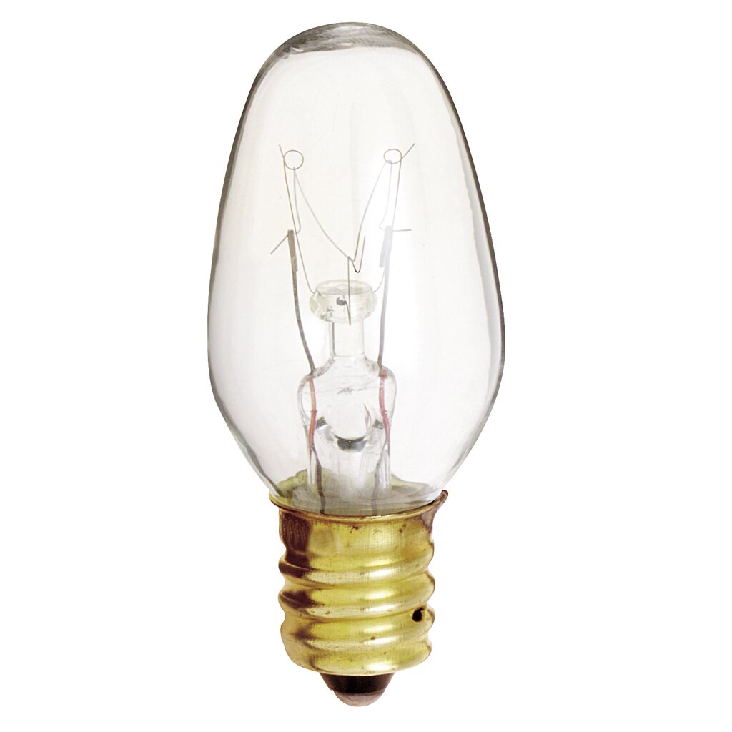 48 pack - SATCO S4724 4W C7 Incandescent Light Bulb