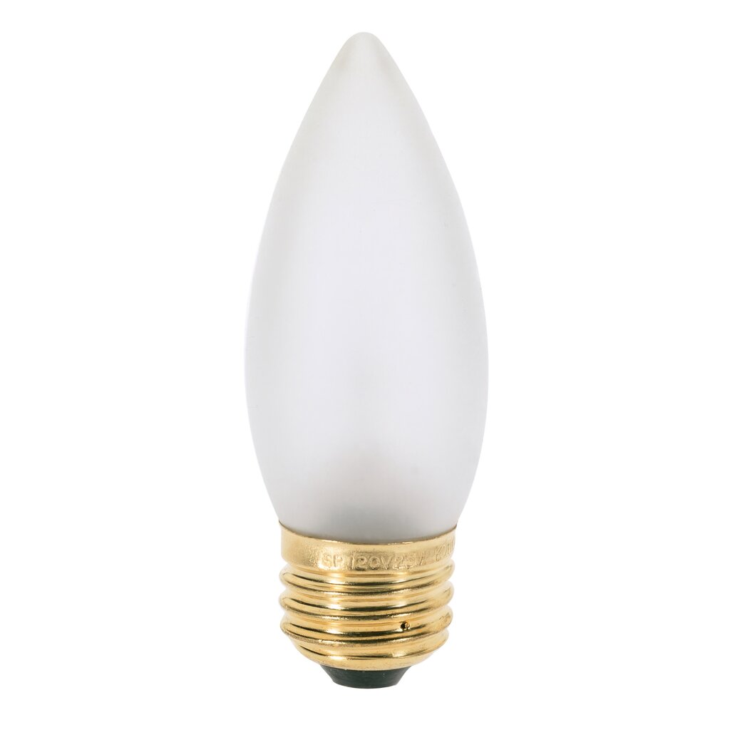 120 pack - SATCO S3734 25W B11 Incandescent Light Bulb
