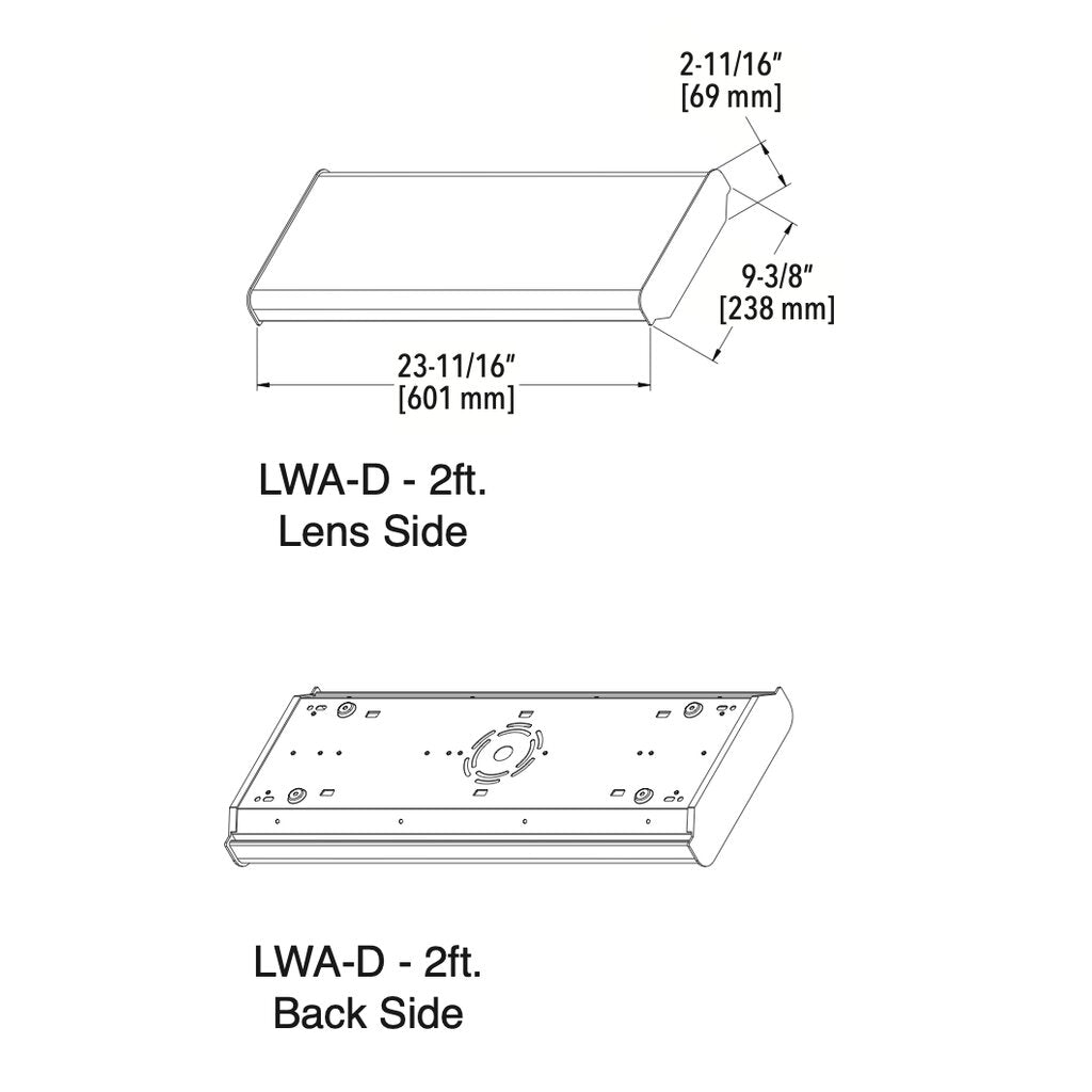 Halco 10300 23W LED Wraparound Dimmable Fixture ProLED Wrap