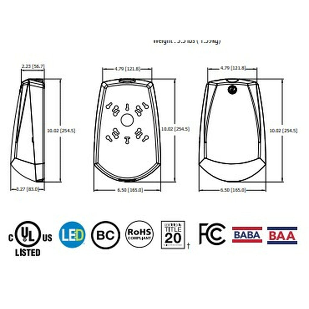 Lithonia AFF OELR DWHGXD WT LED Architectural Fixture Emergency