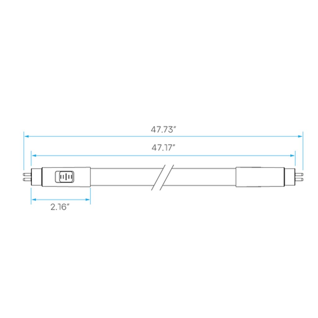 25 pack - Luxrite LR34244 13W T8 CCT LED Light Bulb